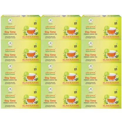 Picture of Day Time Premix Lemon Tea Combo Pack of 12 (300 Pouches)